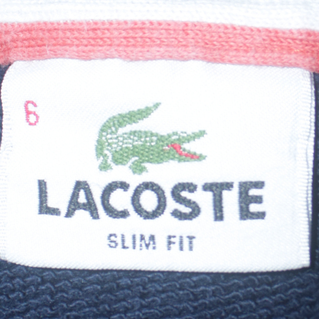 Lacoste Men's Blue XL Slim Fit 1/4 Zip Sweatshirt