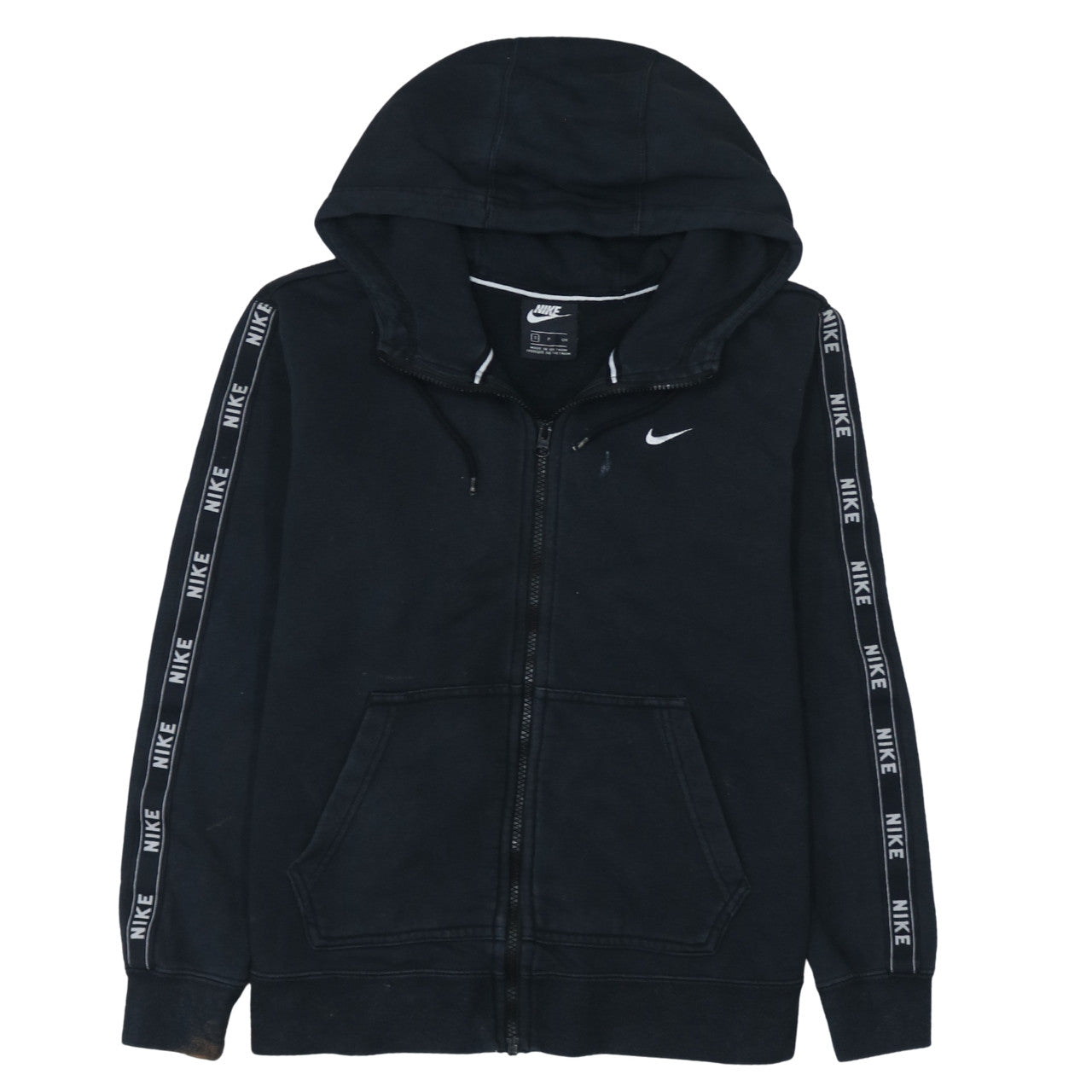 Nike Men's Black Full Zip Hoodie Small Regular Fit Sportswear
