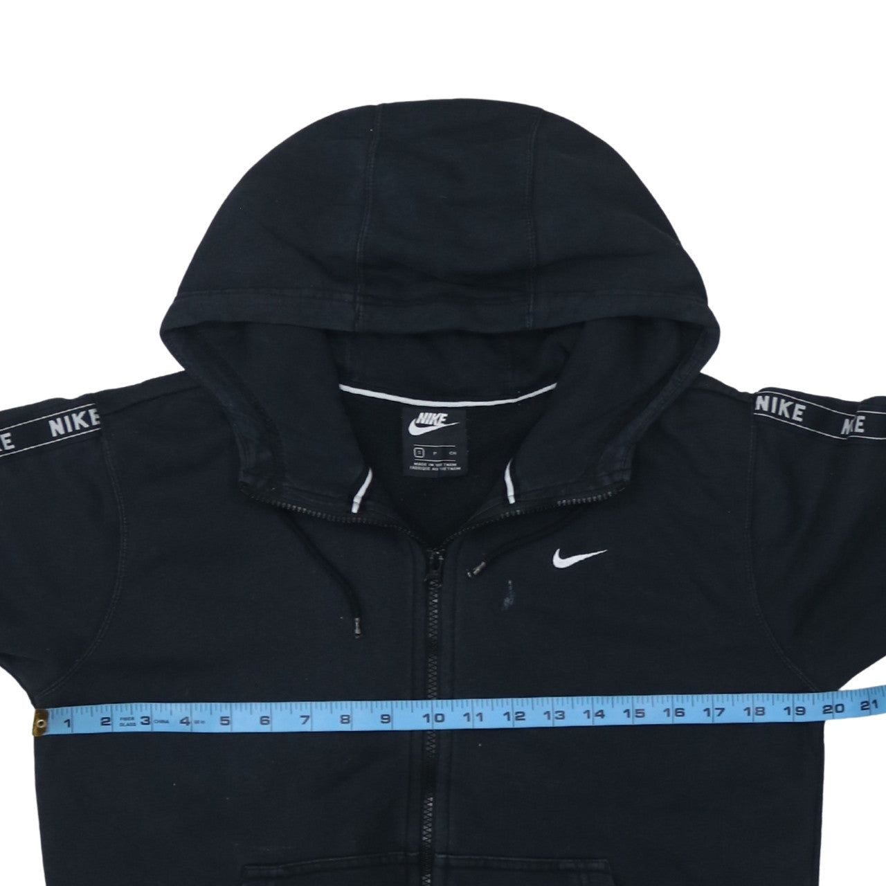 Nike Men's Black Full Zip Hoodie Small Regular Fit Sportswear