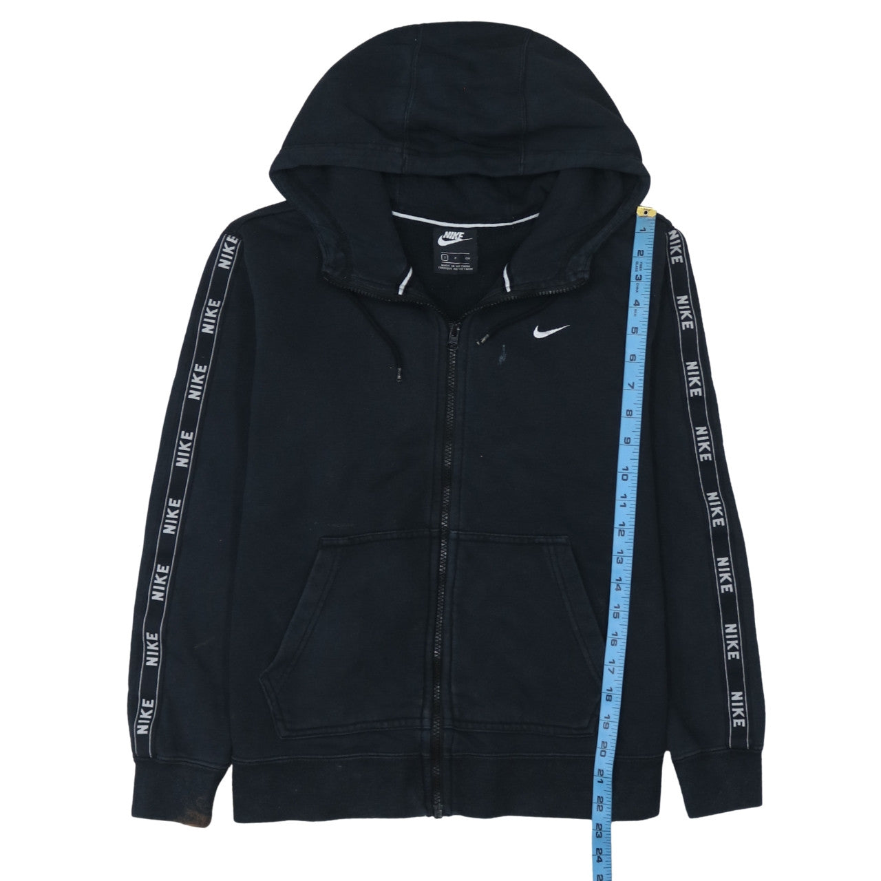 Nike Men's Black Full Zip Hoodie Small Regular Fit Sportswear