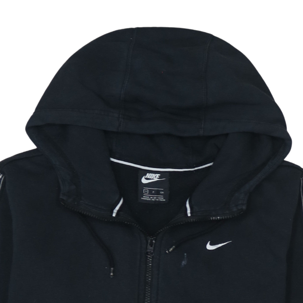 Nike Men's Black Full Zip Hoodie Small Regular Fit Sportswear