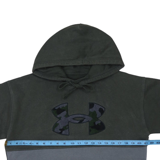 Under Armour Men’s Green Pullover Hoodie Size S ColdGear Fleece