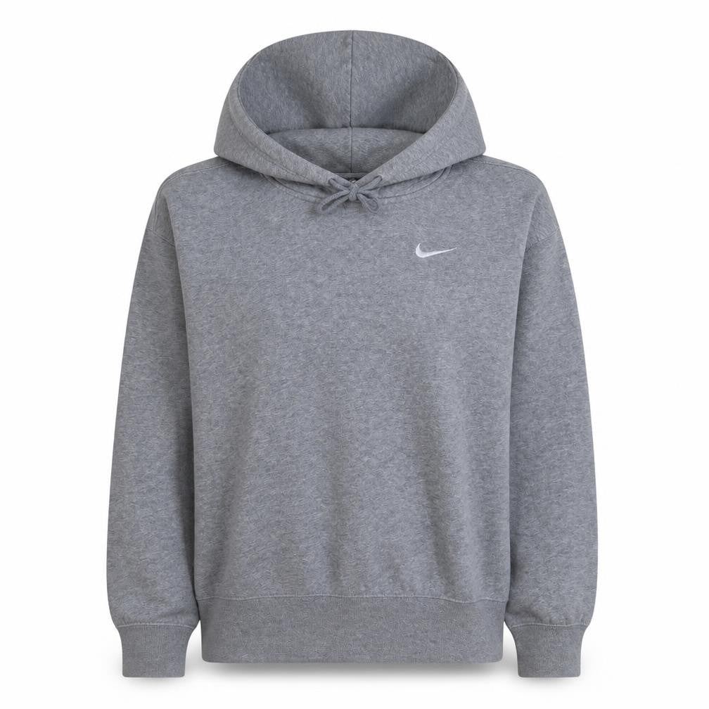 Nike Women’s Grey Small Pullover Hoodie Sweatshirt Cotton Blend