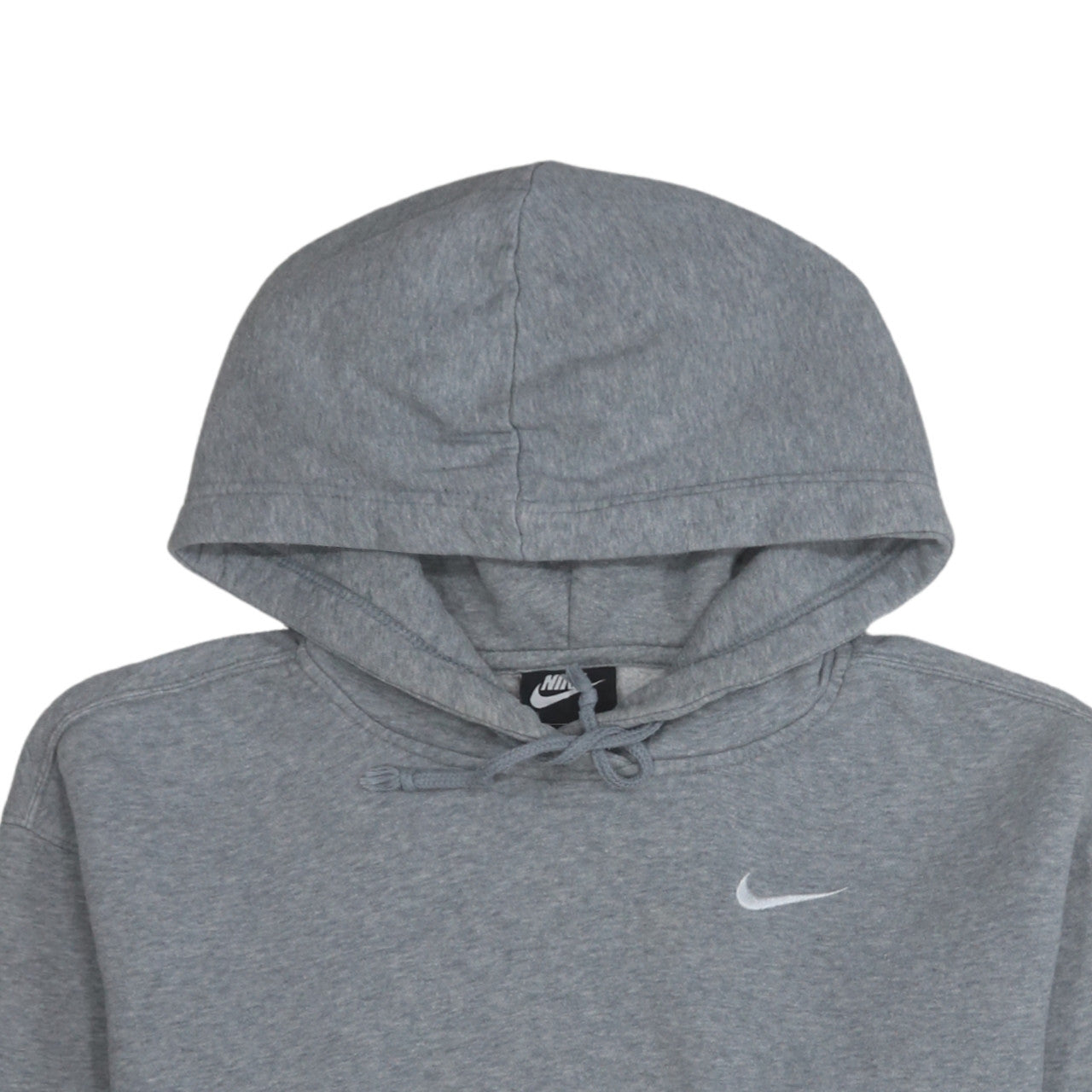 Nike Women’s Grey Small Pullover Hoodie Sweatshirt Cotton Blend