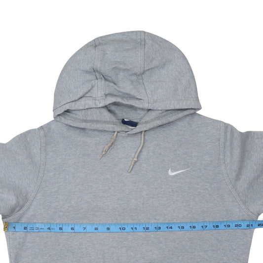 Nike Men's Grey Pullover Hoodie Size M Logo Sportswear