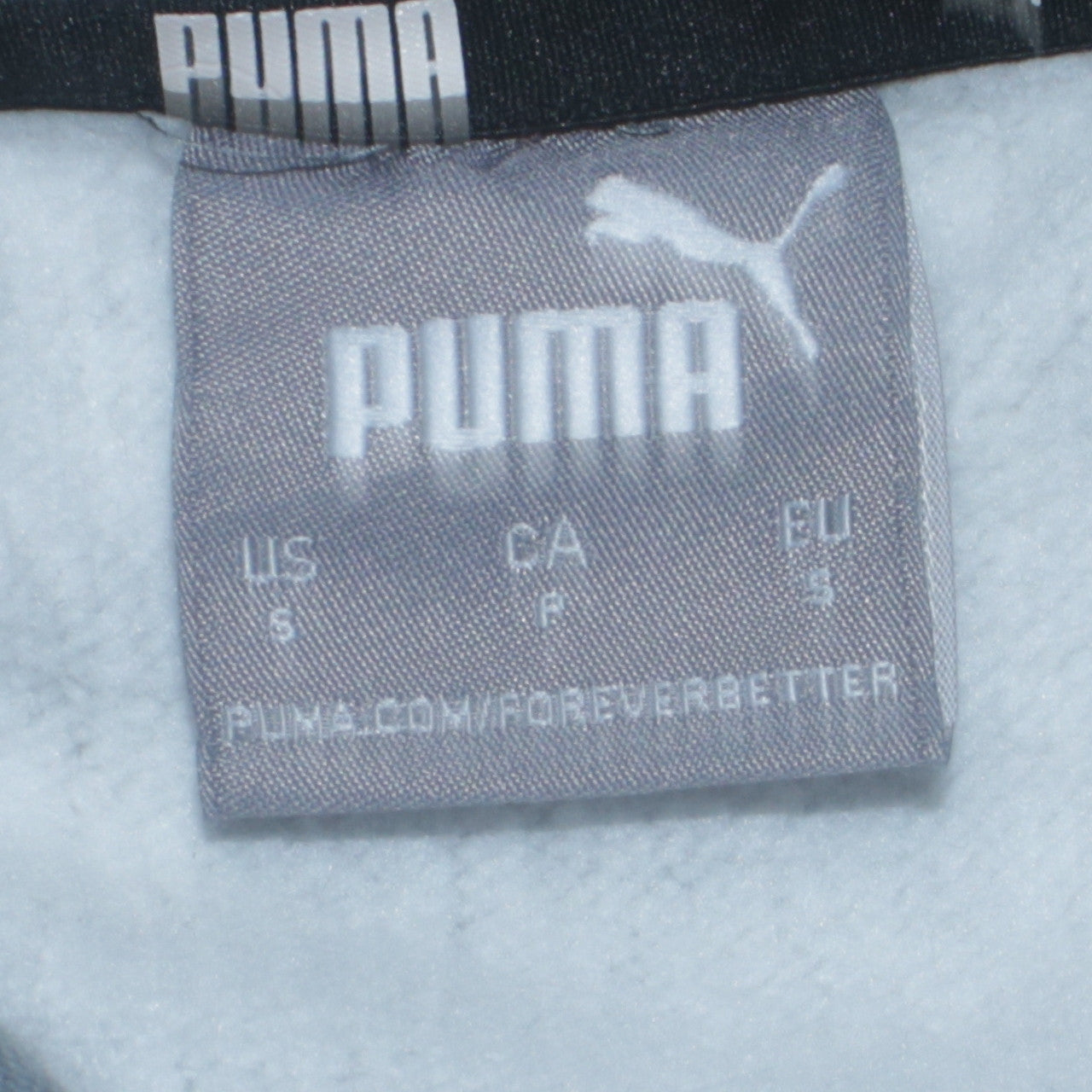PUMA Boys Grey Pullover Hoodie Small Logo Hooded Sweatshirt Size S