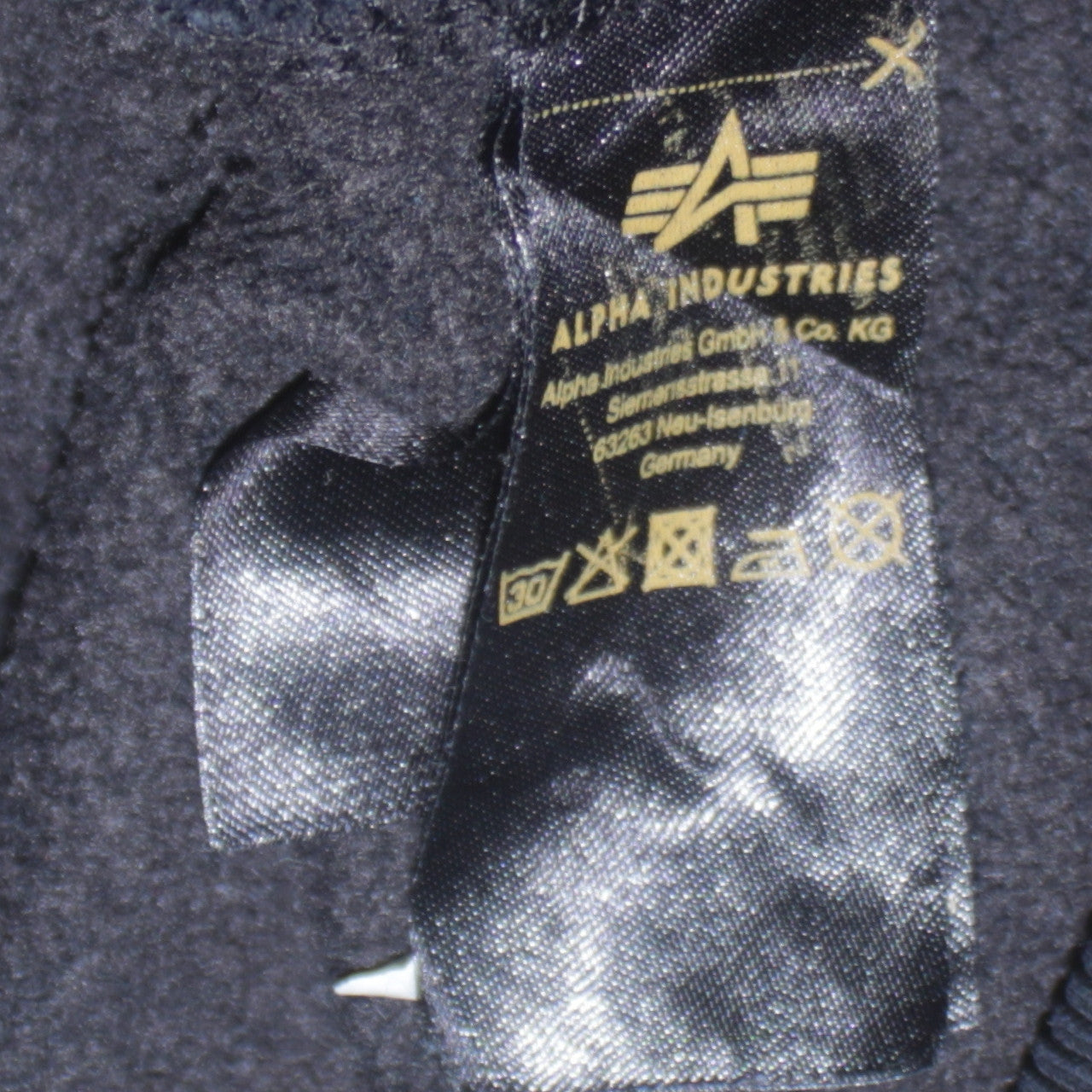 Alpha Industries Men's Black 2XL Pullover Hoodie with Logo