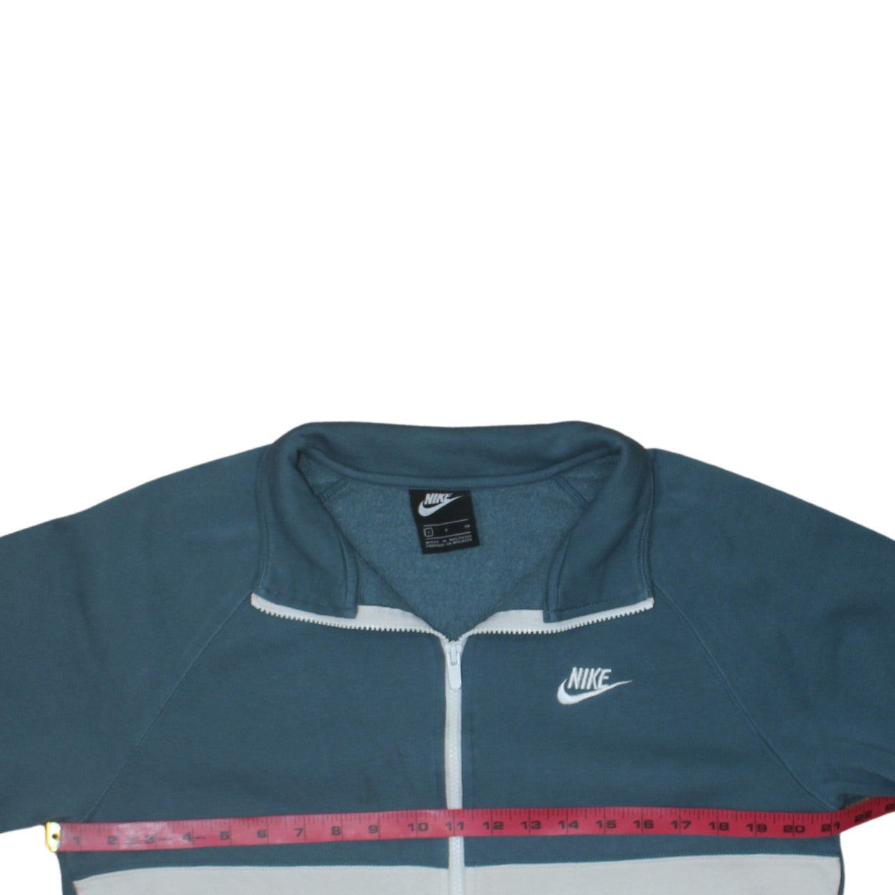 Nike Men's Blue Full Zip Sweatshirt Small Regular Fit Fleece
