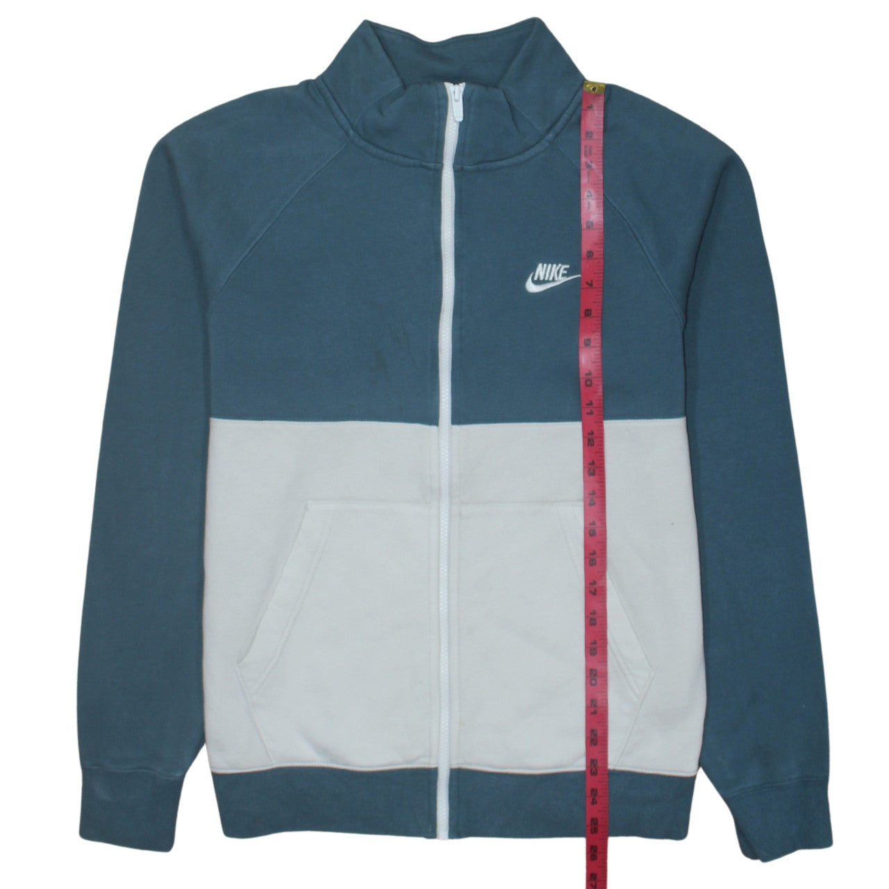 Nike Men's Blue Full Zip Sweatshirt Small Regular Fit Fleece