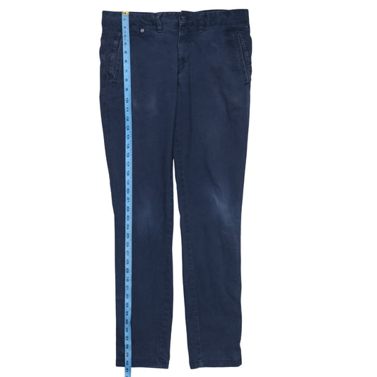 Tommy Jeans Men's Blue Chino Trousers 32x34 Slim Fit Cotton