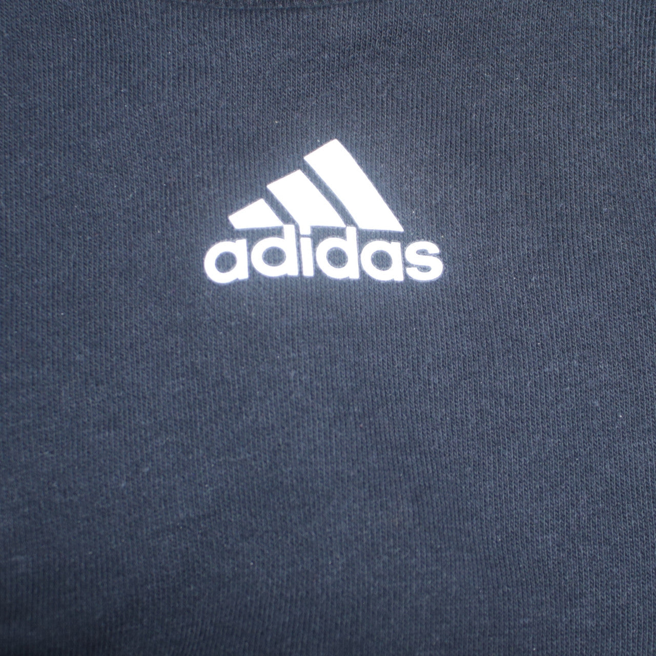 Adidas Womens Black Crew Neck Pullover Sweatshirt Size M 12-14
