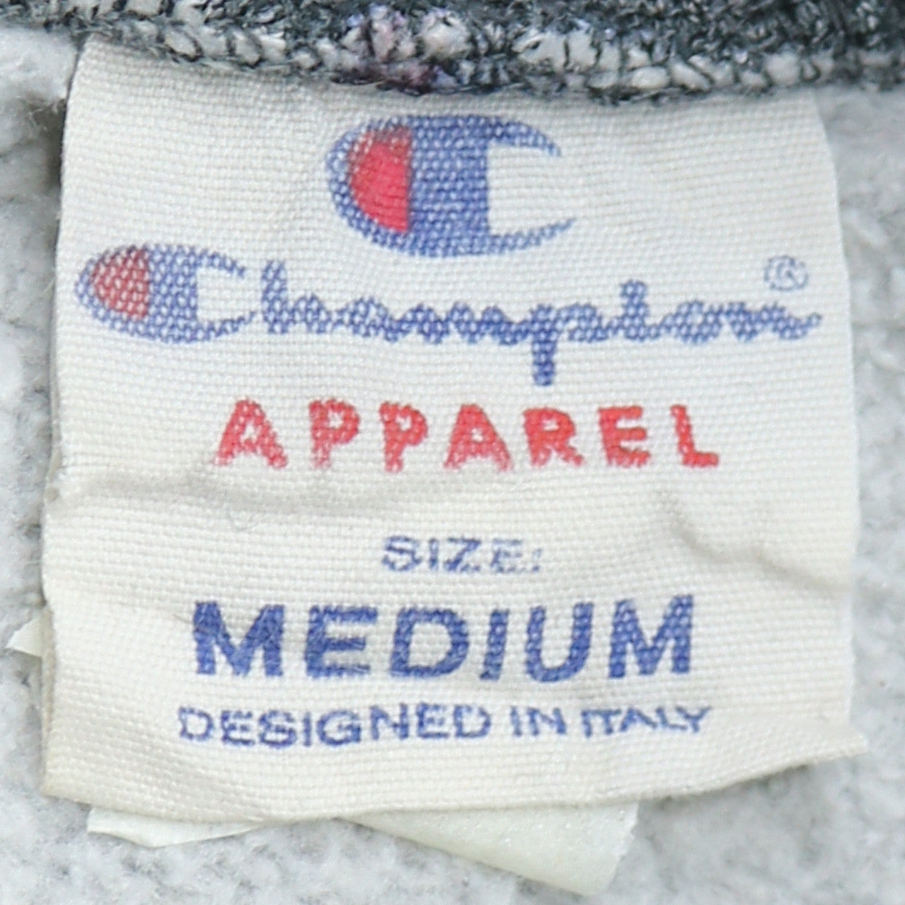 Champion Men’s Grey Pullover Hoodie Medium Logo Sportswear