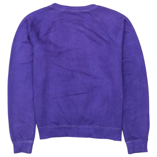 Nike Women's Purple Crew Neck Logo Pullover Sweatshirt XS