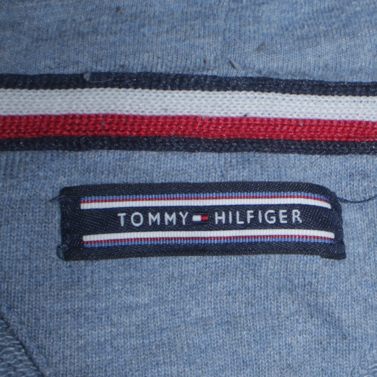 Tommy Hilfiger Men's Blue Full Zip Hoodie XL Classic Style