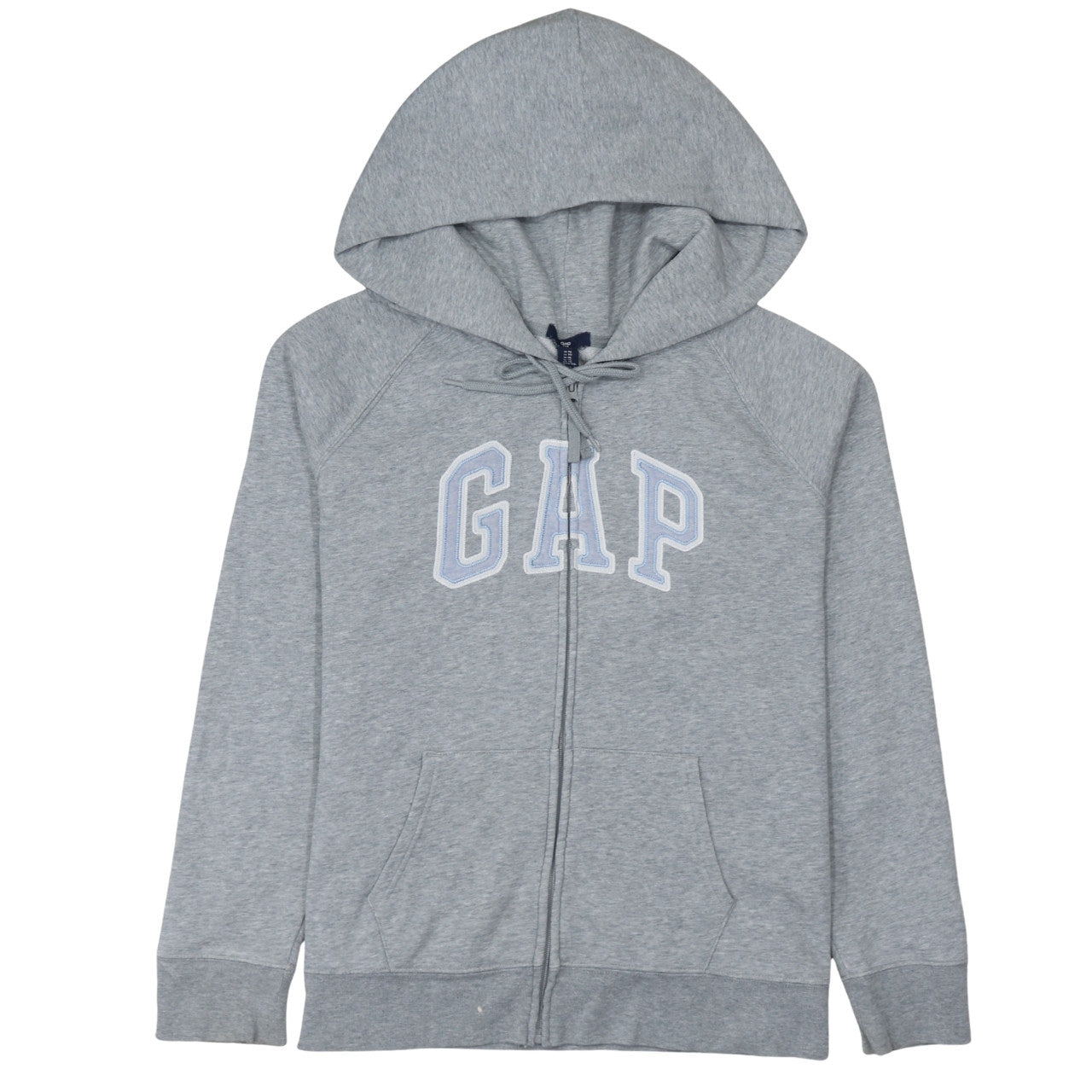 GAP Women Grey Full Zip Hoodie XL Cotton Blend Casual
