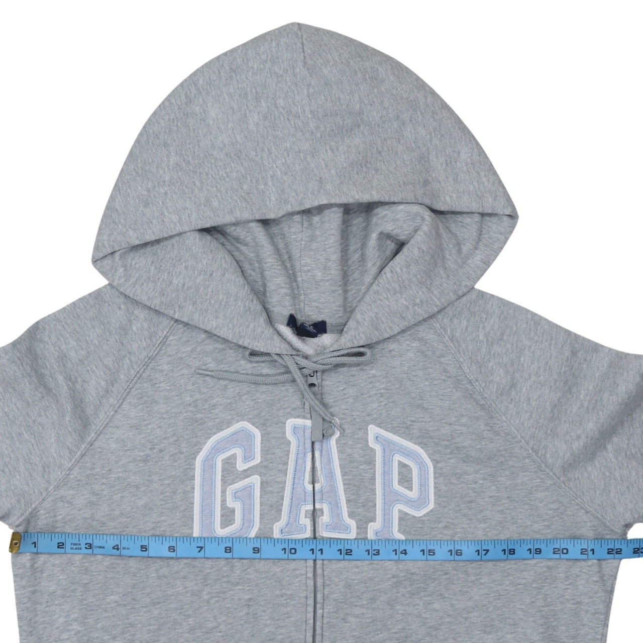 GAP Women Grey Full Zip Hoodie XL Cotton Blend Casual