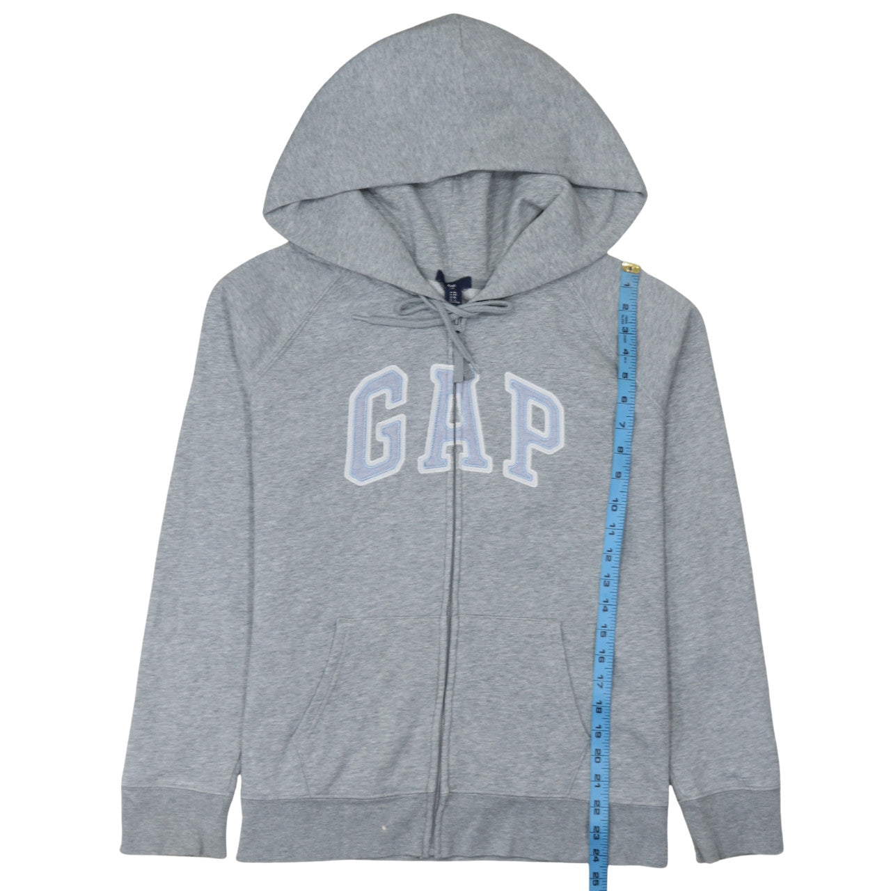GAP Women Grey Full Zip Hoodie XL Cotton Blend Casual