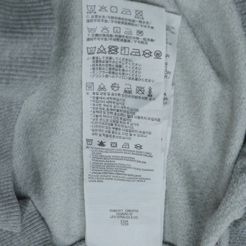 Levi's Boys Grey Sweatshirt 16 Years Crew Neck Logo Pullover