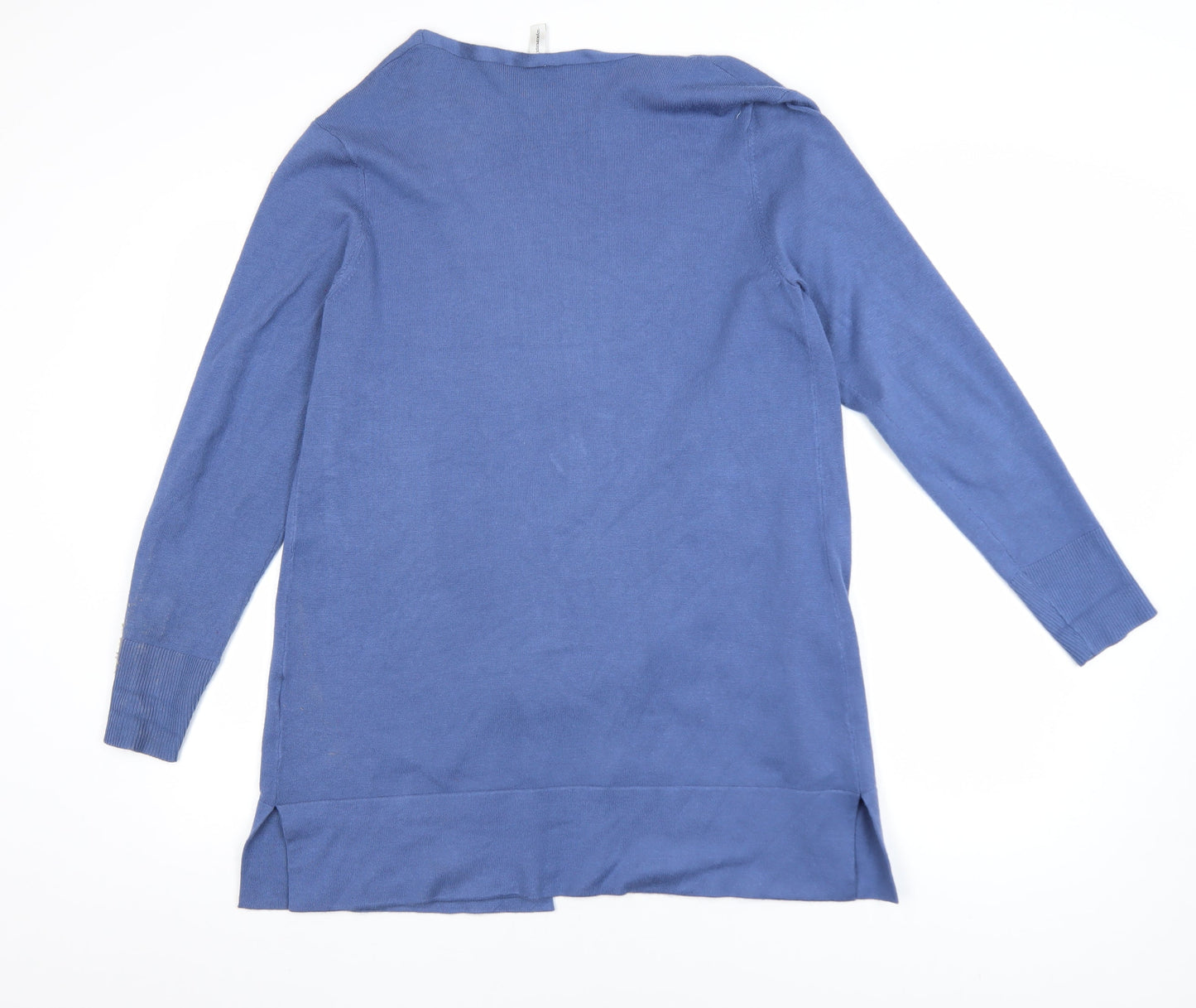 Soya Concept Women's Blue Long Sleeve Open Knit Cardigan M