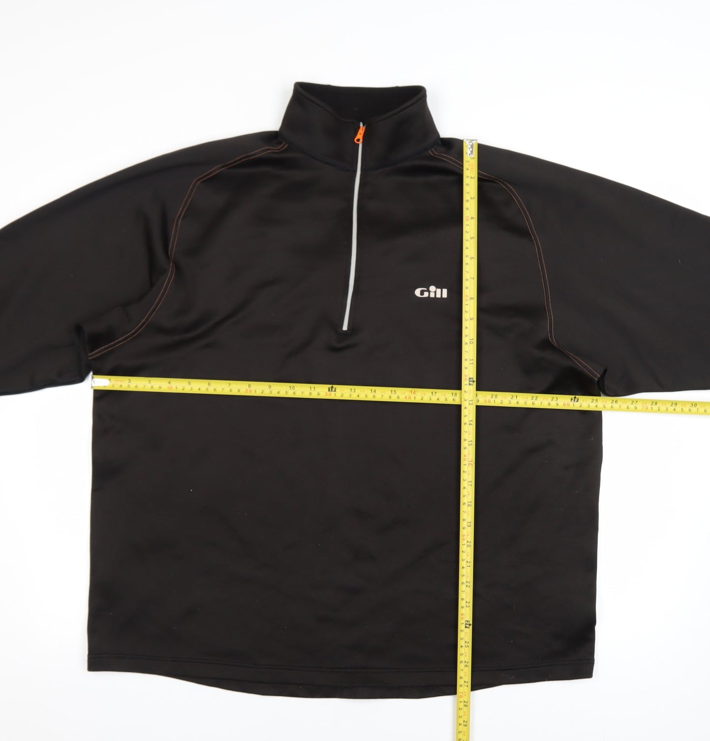 Gill Men's Black XXL 1/4 Zip Lightweight Pullover Sweatshirt