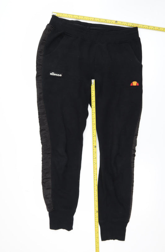 Ellesse Men's Black Jogger Fleece Trousers Size M