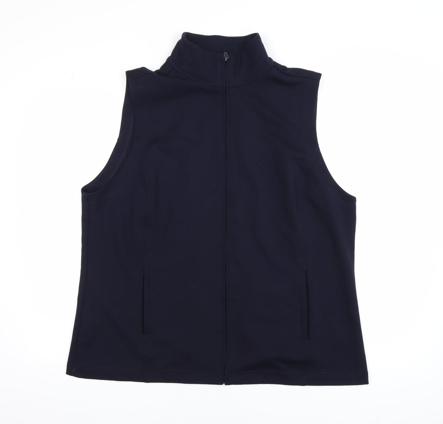 Dash Women's Black Softshell Zip Waistcoat Size 20 Regular Fit