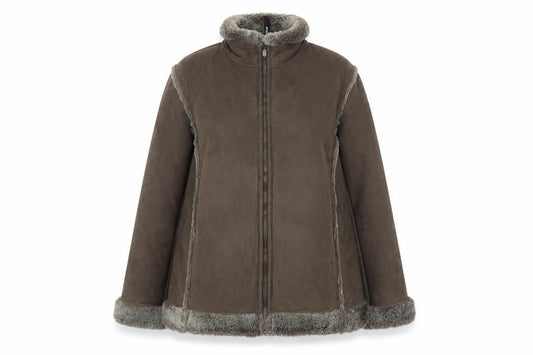 Peter Storm Women's Brown Lined Fleece Jacket Size 14