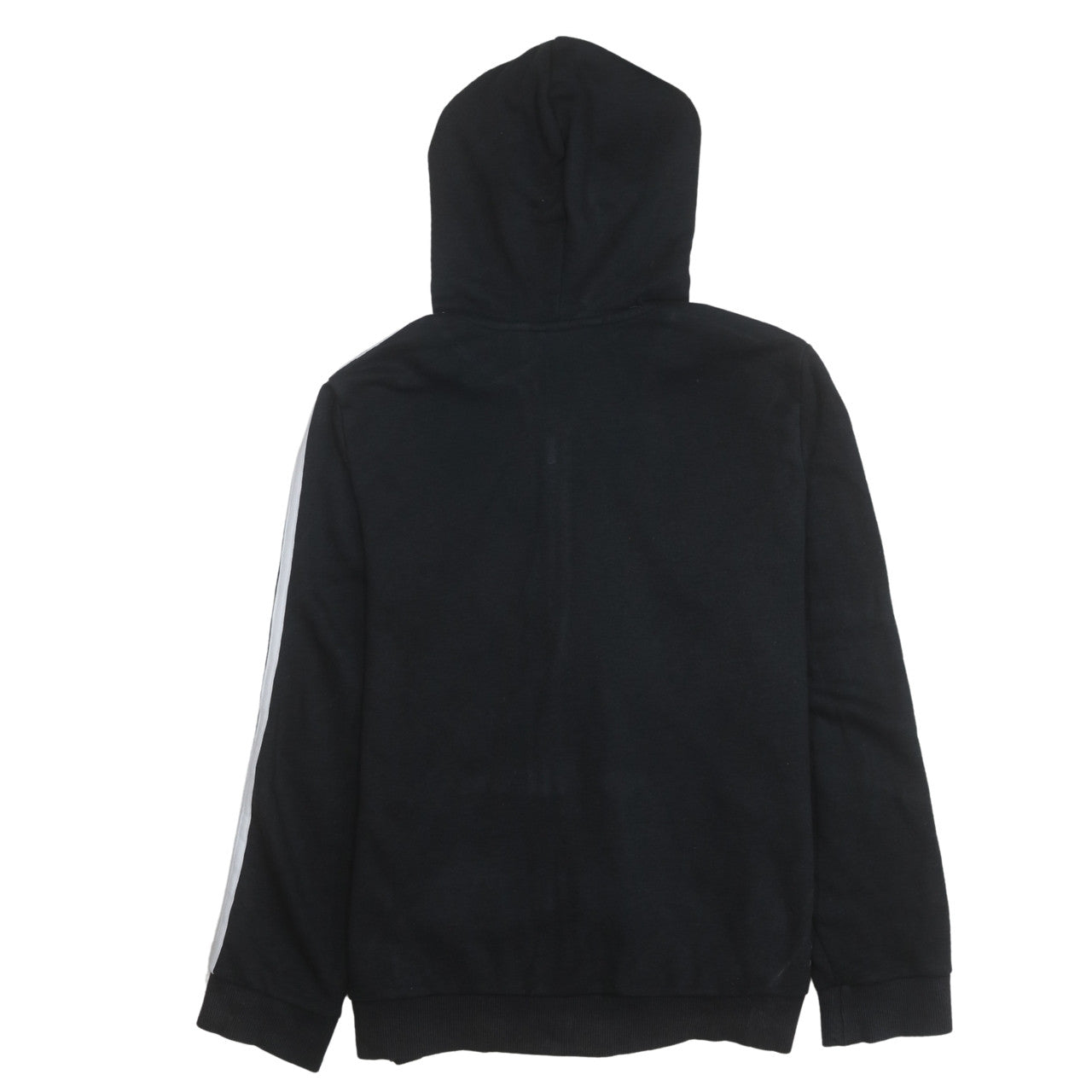 Adidas Women Black Full Zip Hoodie L 16-18 Casual Sportswear