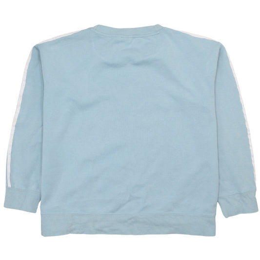 Adidas Women's Blue Crew Neck Pullover Sweatshirt Size 12