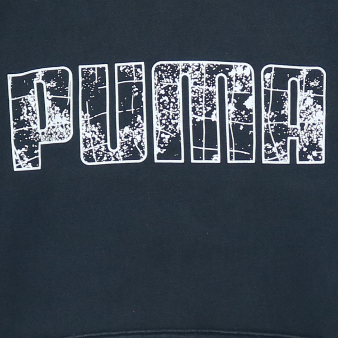 Puma Men's Black Pullover Hoodie Small Graphic Print Hoodie
