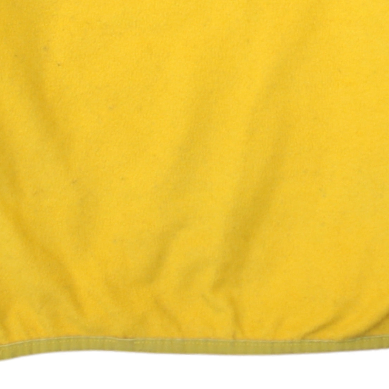 The North Face Men's Yellow Fleece 1/4 Zip Pullover Sweatshirt S