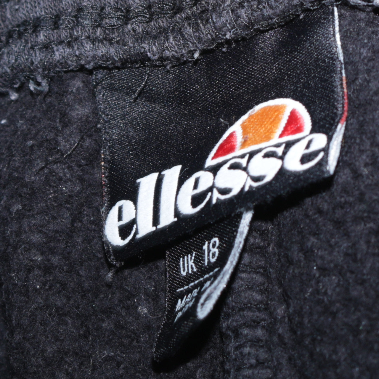 Ellesse Women's Black Size 18 Sweatpants with Drawstring Waist
