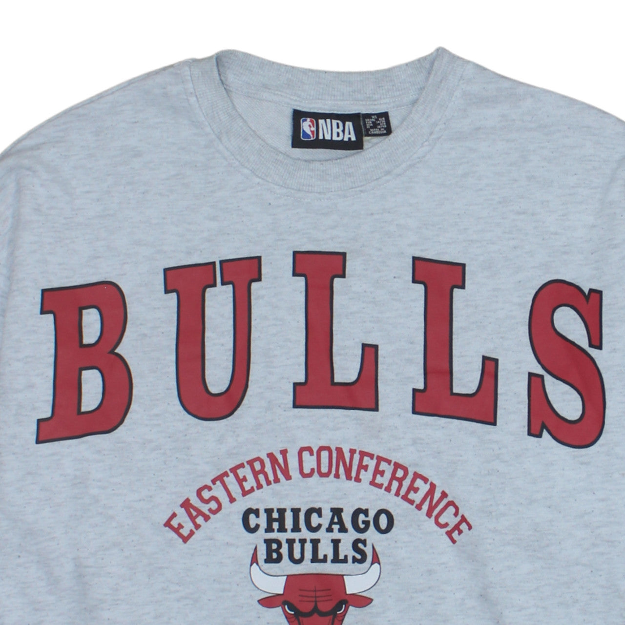 NBA Primark Women Grey Chicago Bulls Crew Neck Sweatshirt XS