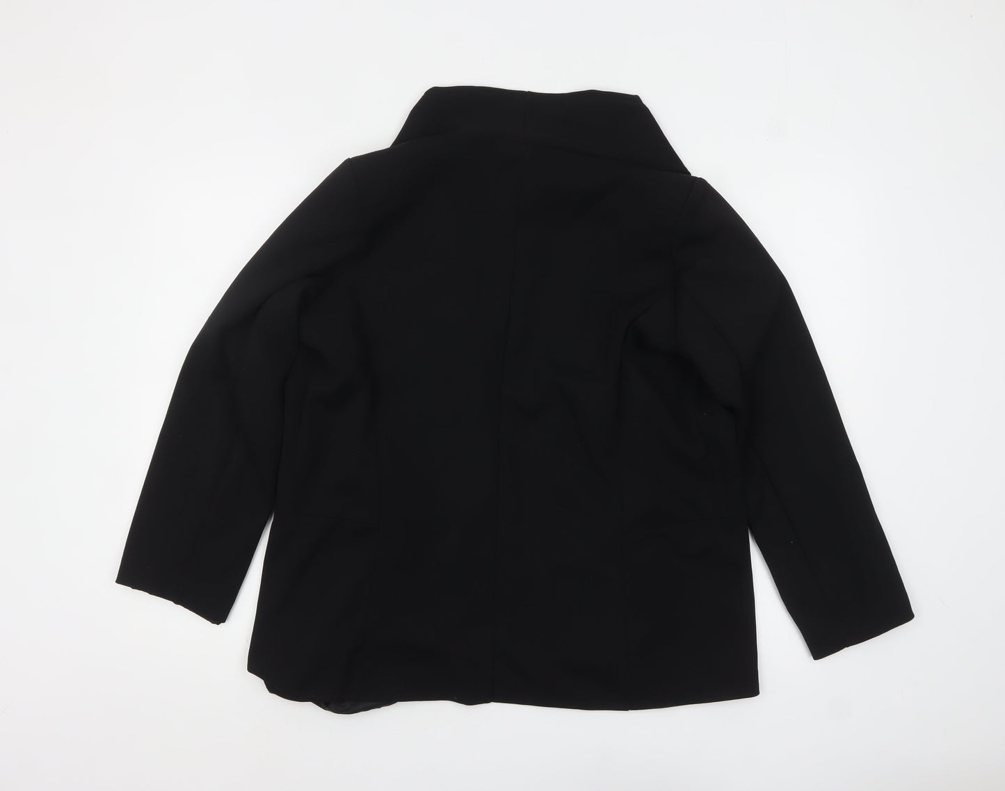 Boohoo Women's Black Blazer Jacket Size 12 Tailored Workwear