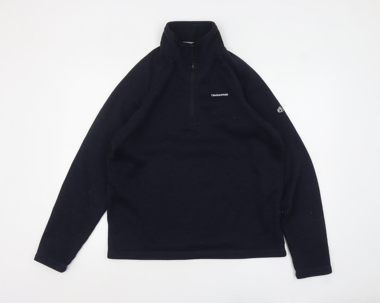 Craghoppers Men's Blue Fleece Half Zip Pullover Sweatshirt L