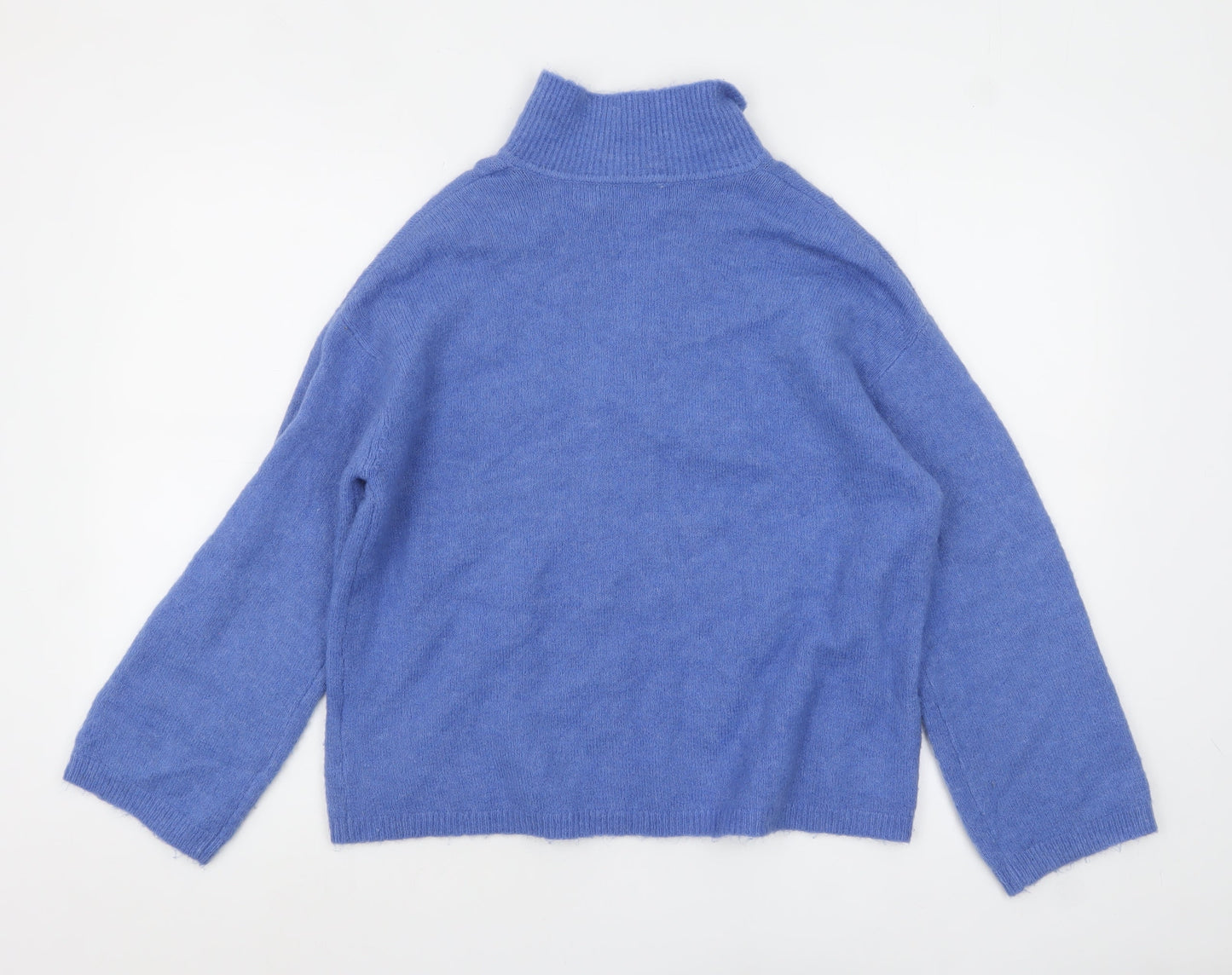 Grace & Mila Women's Blue Collared Pullover Jumper S/M