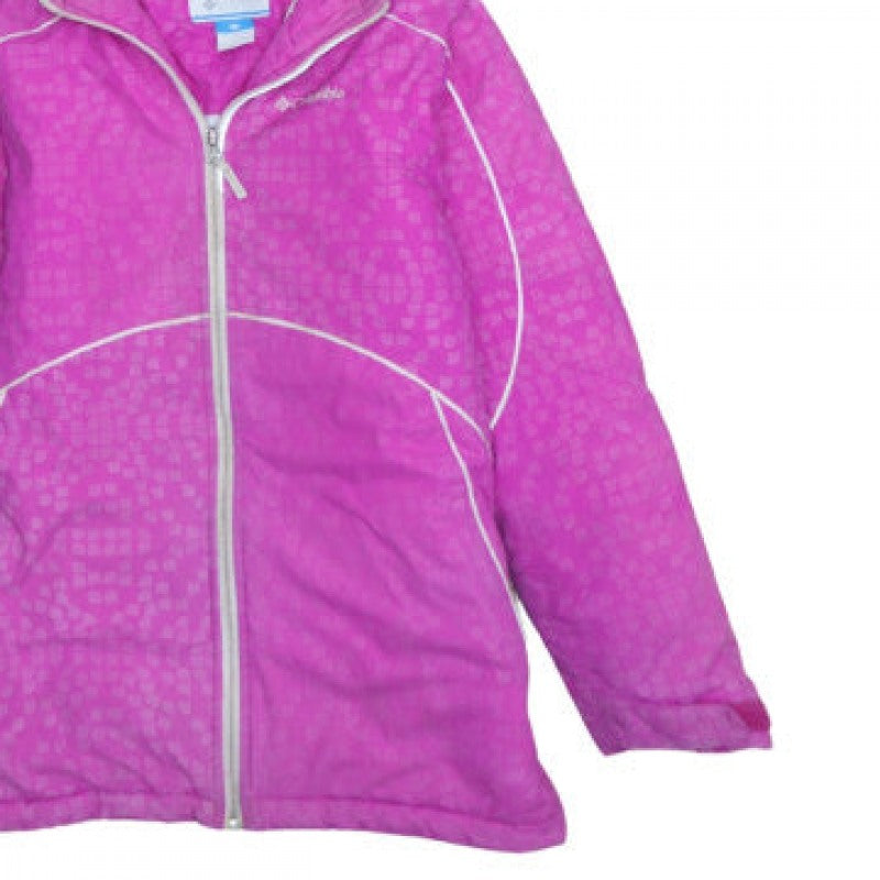 Columbia Women's Pink Hooded Waterproof Winter Jacket Size M