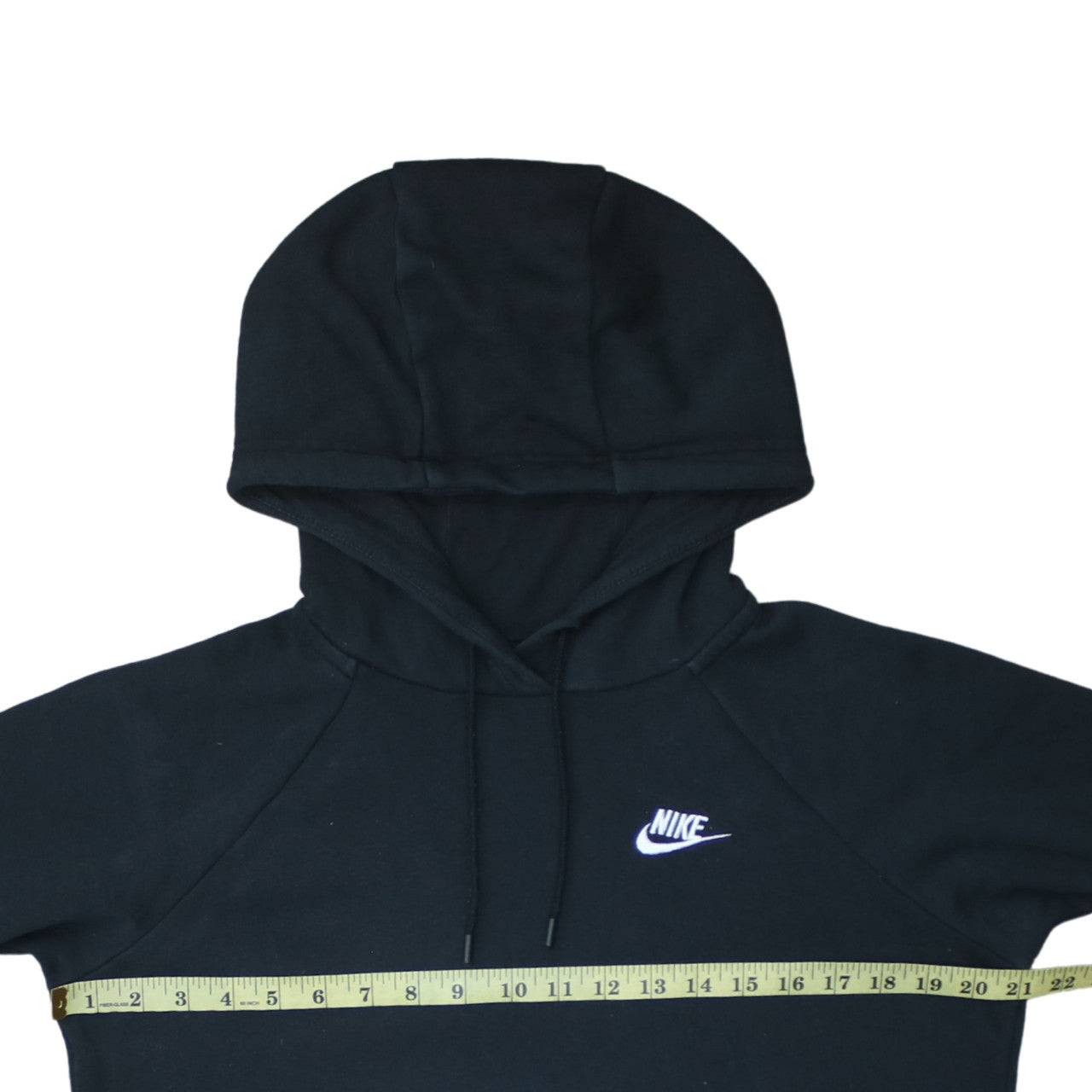 Nike Mens Black Pullover Hoodie Small Regular Fit Fleece Sweatshirt