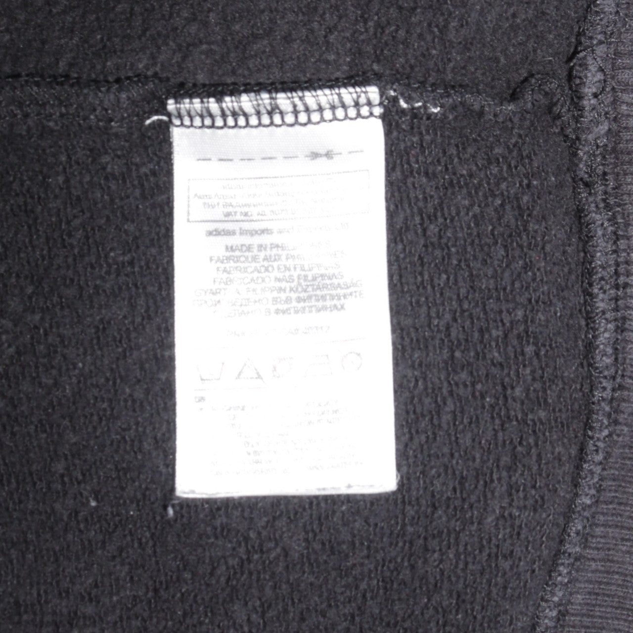 Adidas Mens Black XL Trefoil Pullover Hoodie Cotton Fleece