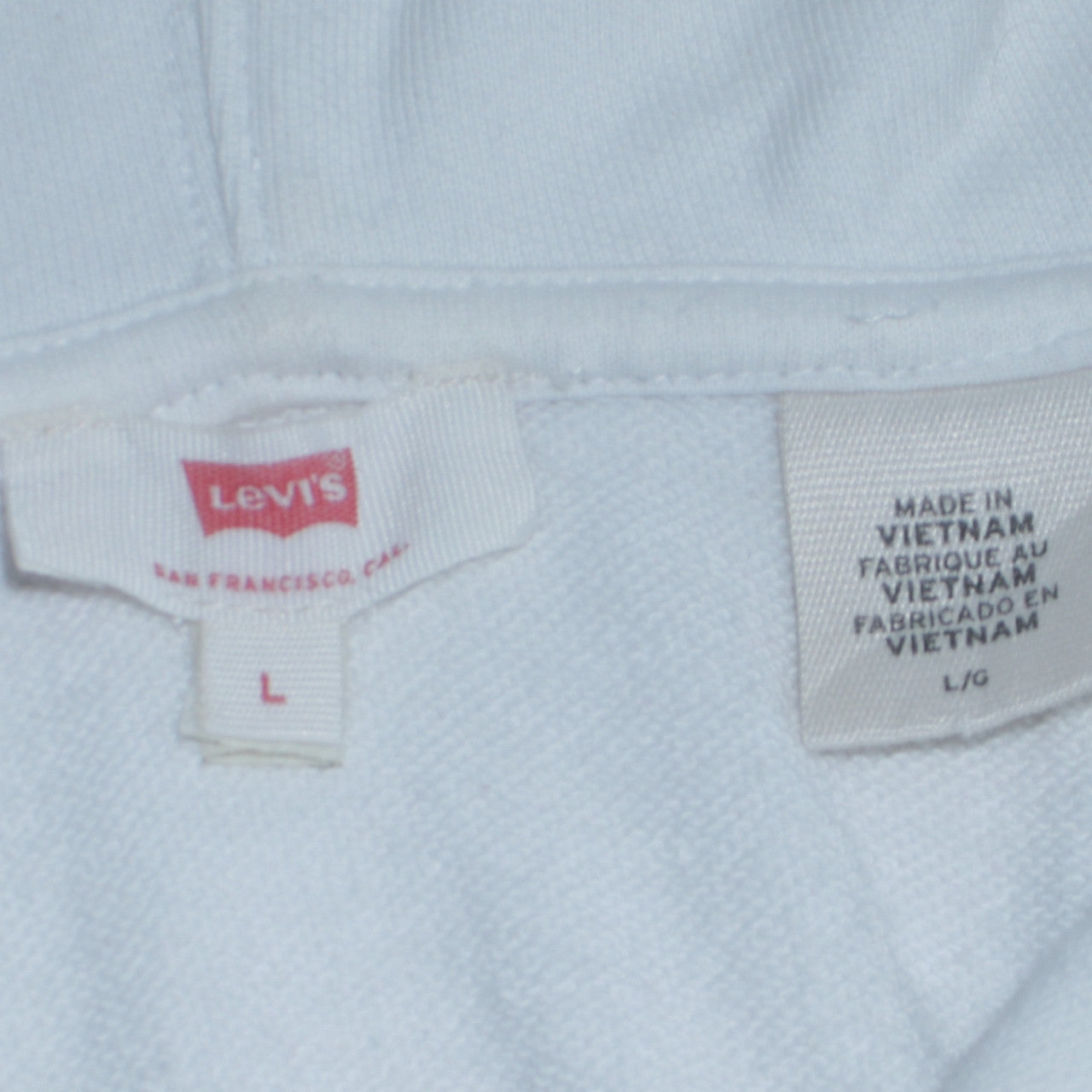 Levi's Men's Multicoloured Logo Pullover Hoodie Size L