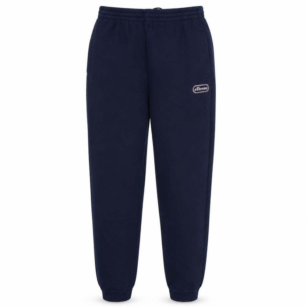 Front view of Ellesse Women Navy Blue Jogger Sweatpants, size UK 10, Cotton Blend