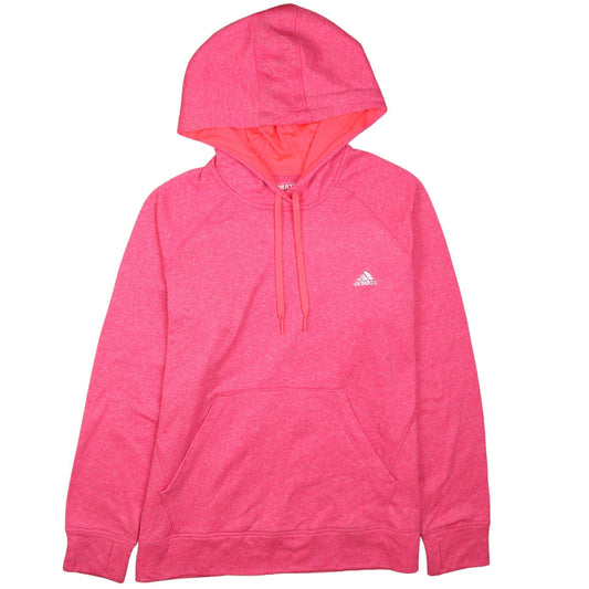 Adidas Womens Pink XL Pullover Hoodie with Kangaroo Pocket