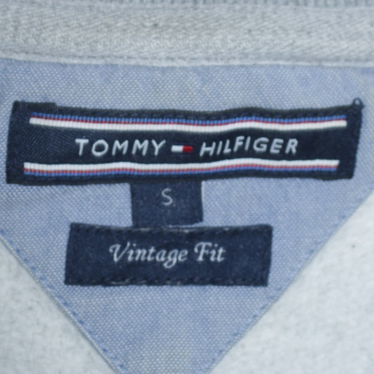 Tommy Hilfiger Men's Grey Logo Sweatshirt Small Classic Fit