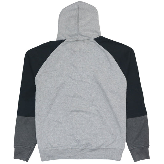 Champion Men's Grey Pullover Hoodie L Fleece Logo Sweatshirt