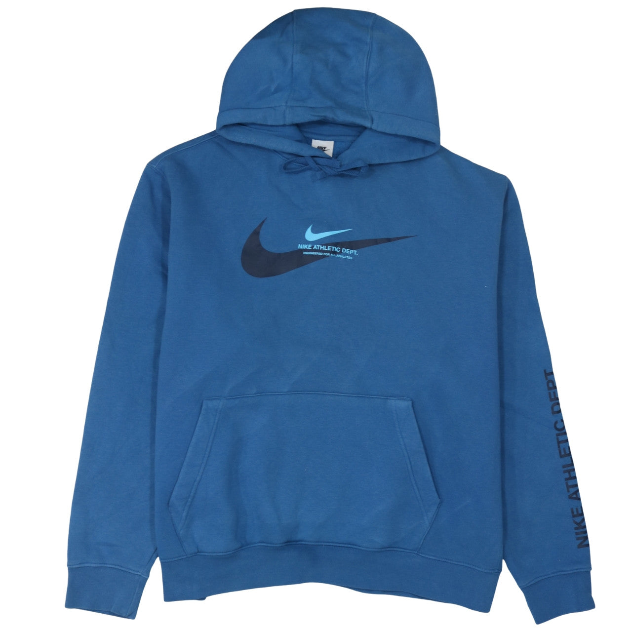Nike Men's Blue XL Pullover Hoodie Athletic Dept Logo Sweatshirt