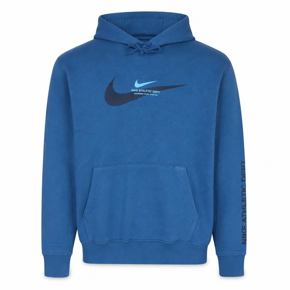 Nike Men's Blue XL Pullover Hoodie Athletic Dept Logo Sweatshirt