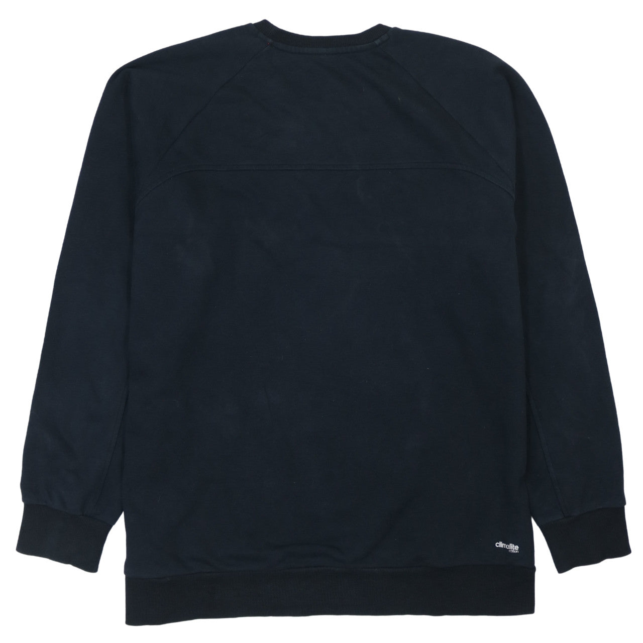 Adidas Men's Black Pullover Sweatshirt Size L Crew Neck Fleece