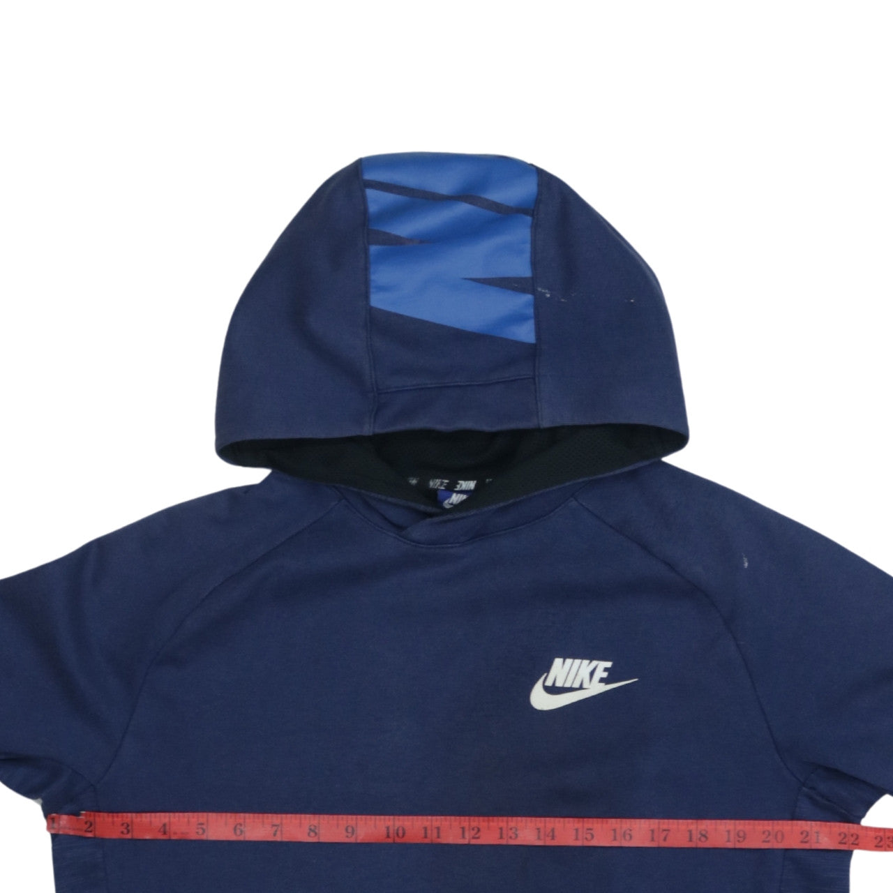 Nike Men's Blue Pullover Hoodie M Sports Logo Sweatshirt