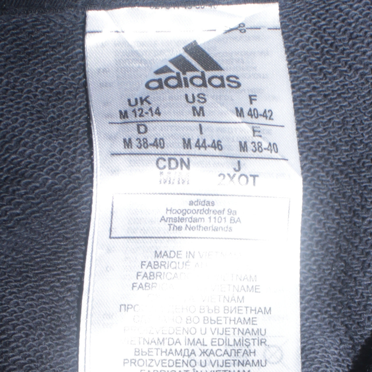 Adidas Womens Black Size M 12-14 Pullover Hoodie with Stripes