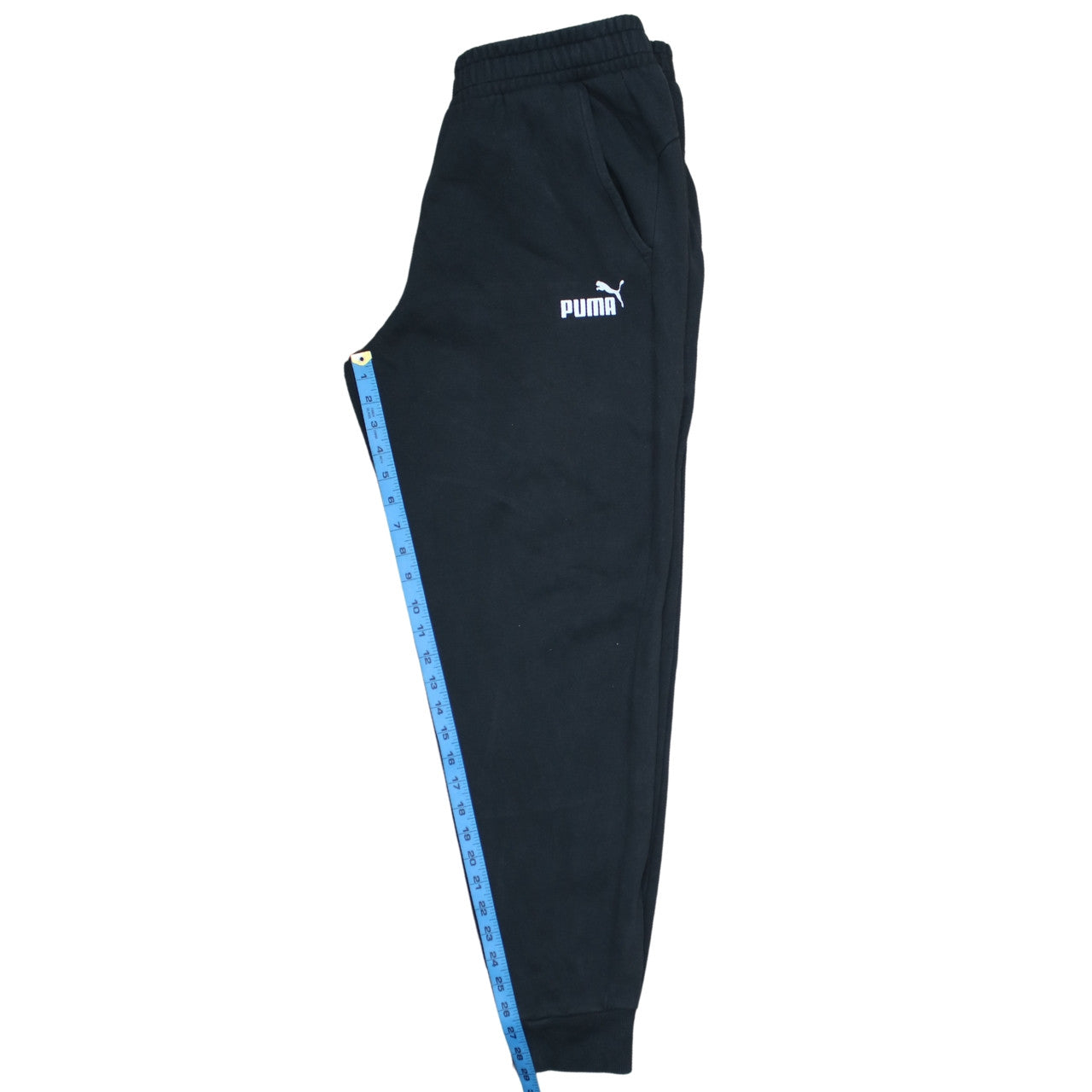 Puma Men's Black XL Jogger Sweatpants Tapered Fleece Athletic Trousers